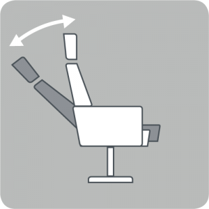Angle backrest